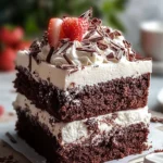 Brownie Refrigerator Cake