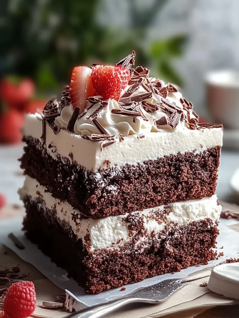 Brownie Refrigerator Cake