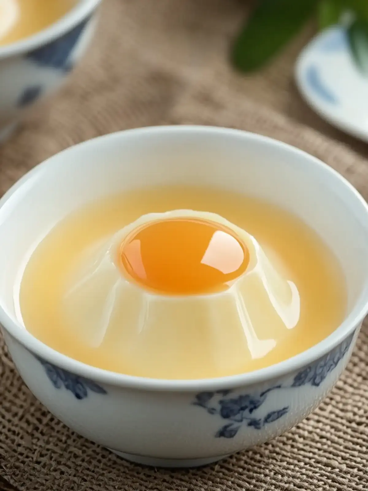 Chinese Steamed Egg Pudding Dessert