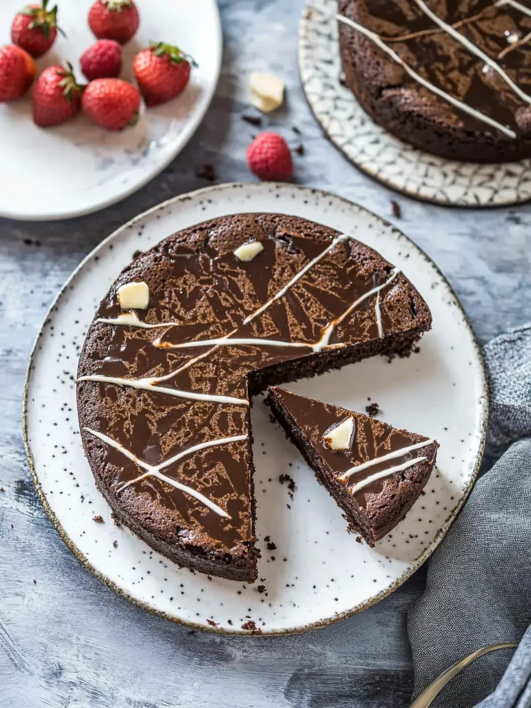 Flourless Chocolate Tahini Cake
