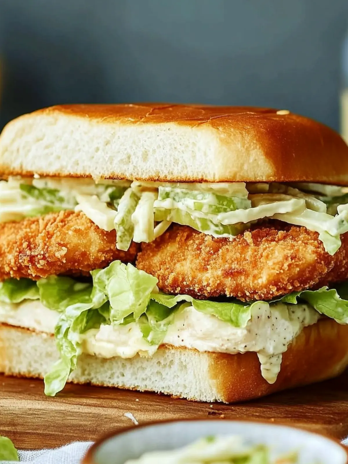 Crispy Chicken Caesar Sandwich