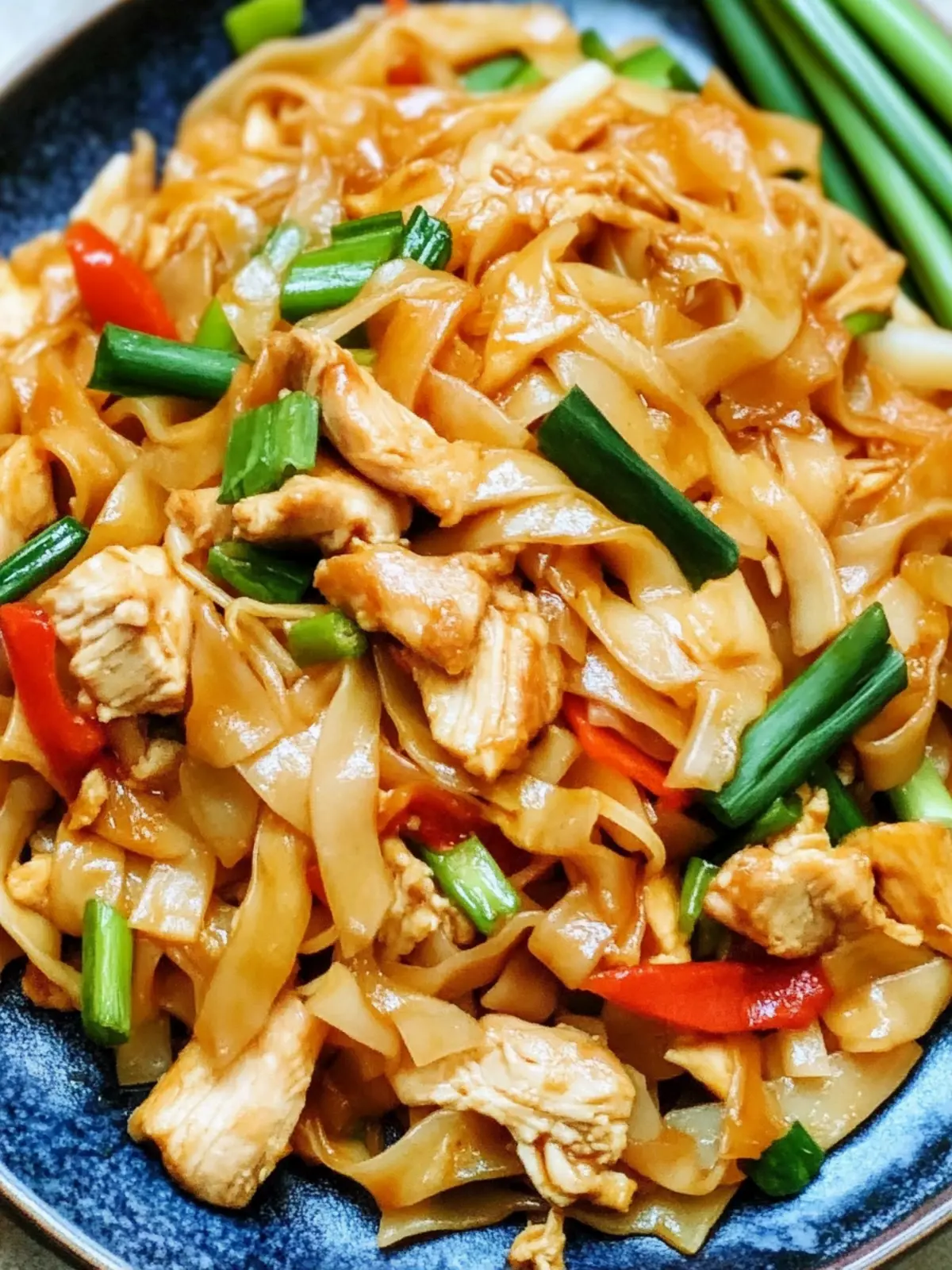 Savory Chicken Chow Fun: Easy Fried Rice Noodles at Home 3 Chicken Chow Fun ( Chicken Fried Rice Noodles)