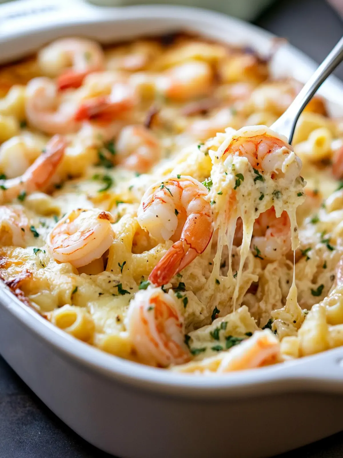 Shrimp Alfredo Bake Recipe