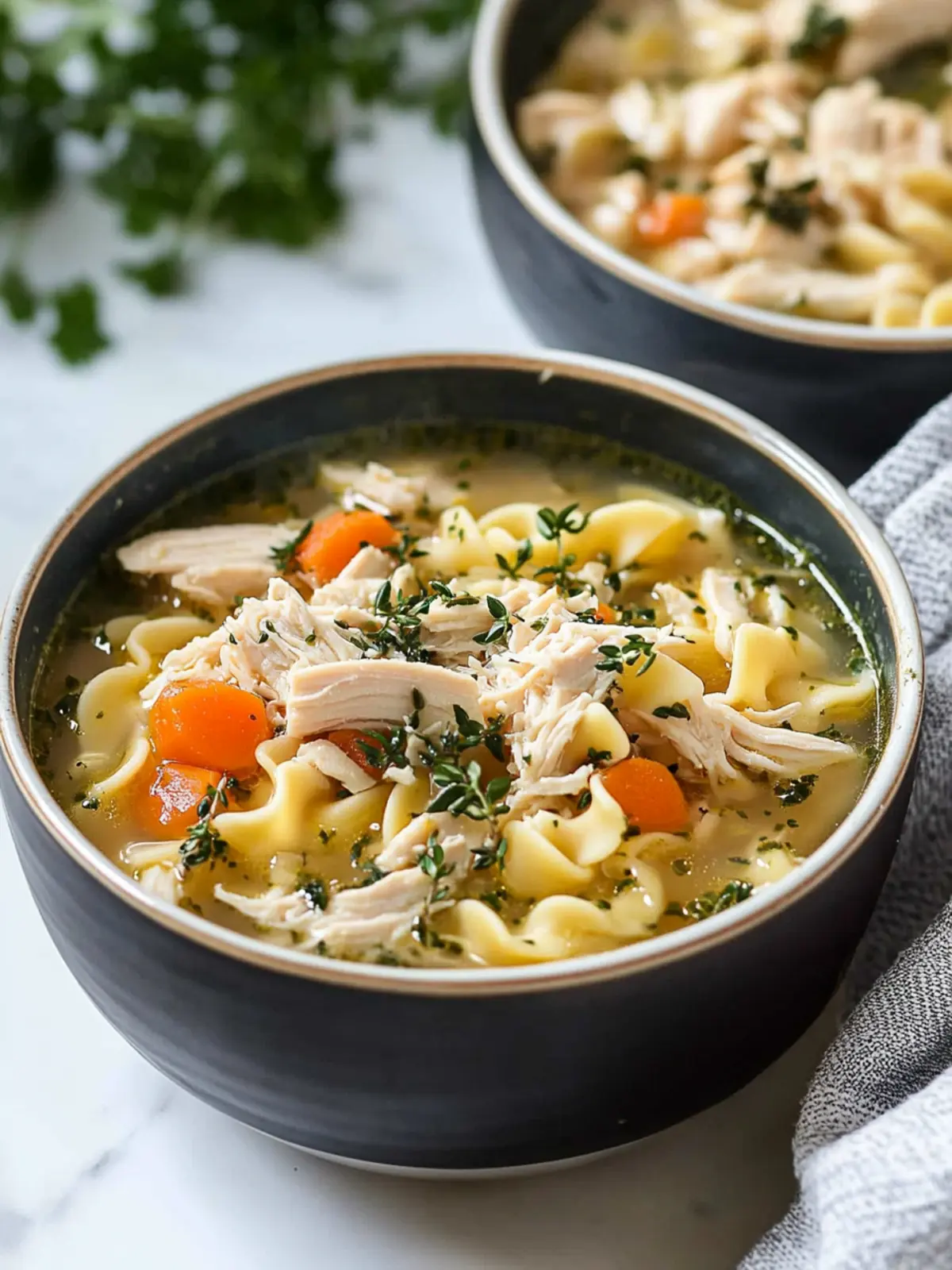 Slow Cooker Chicken Noodle Soup Recipe
