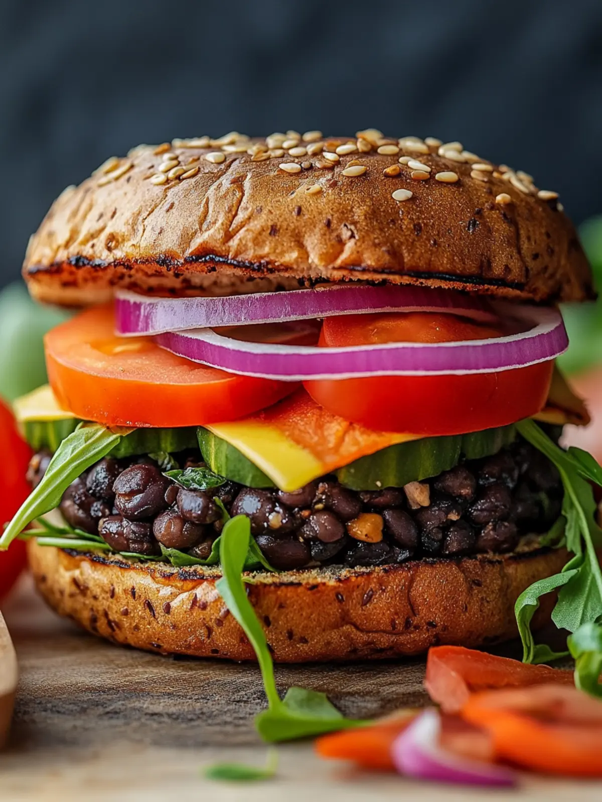 Vegetarian Black Bean Burger