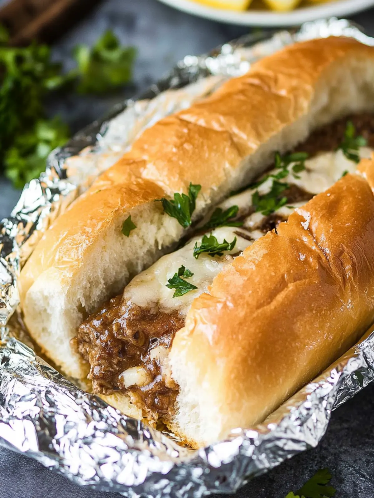 French Dip Foil Packets