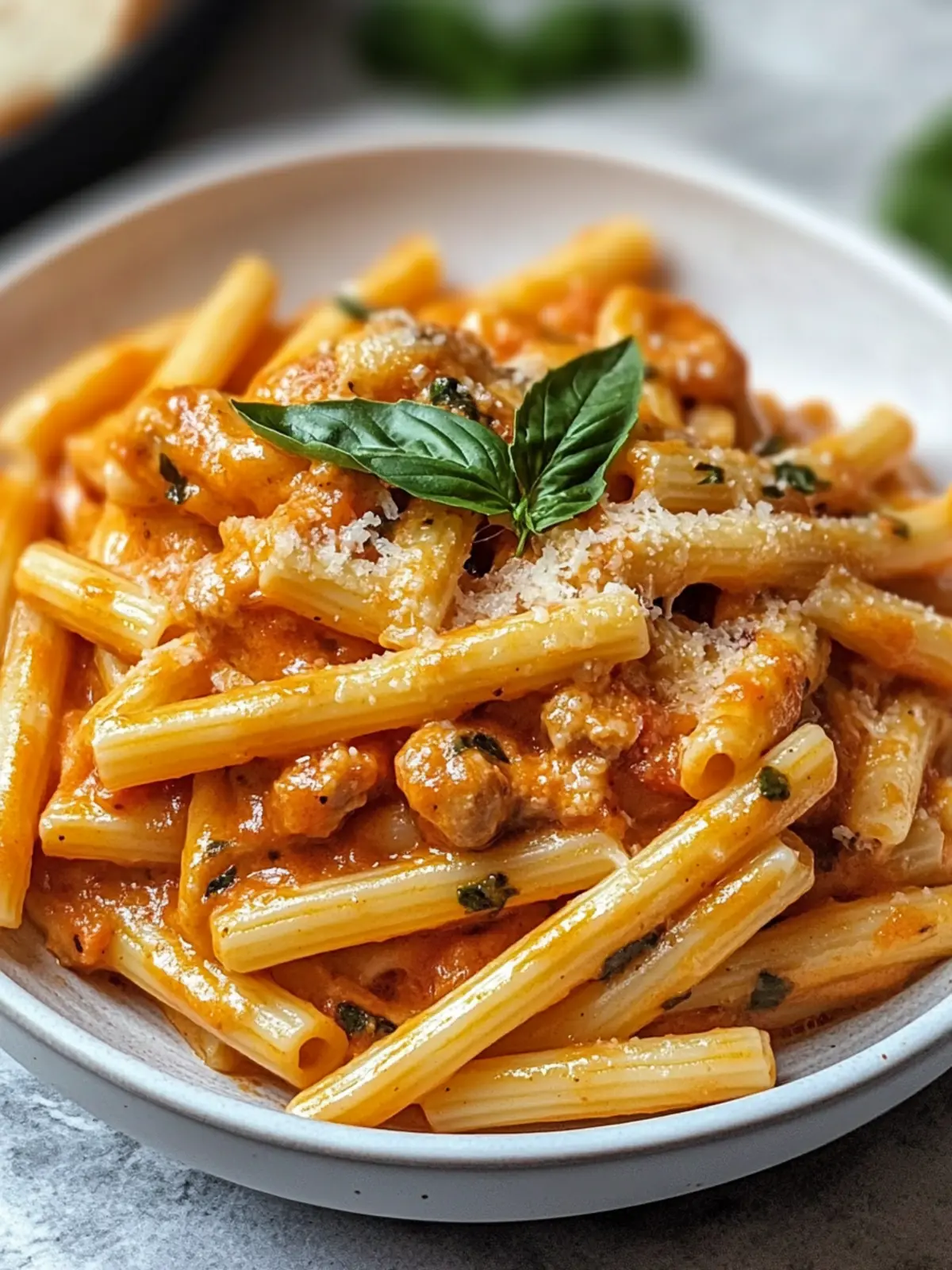 Creamy Tomato Garlic Pasta Recipe