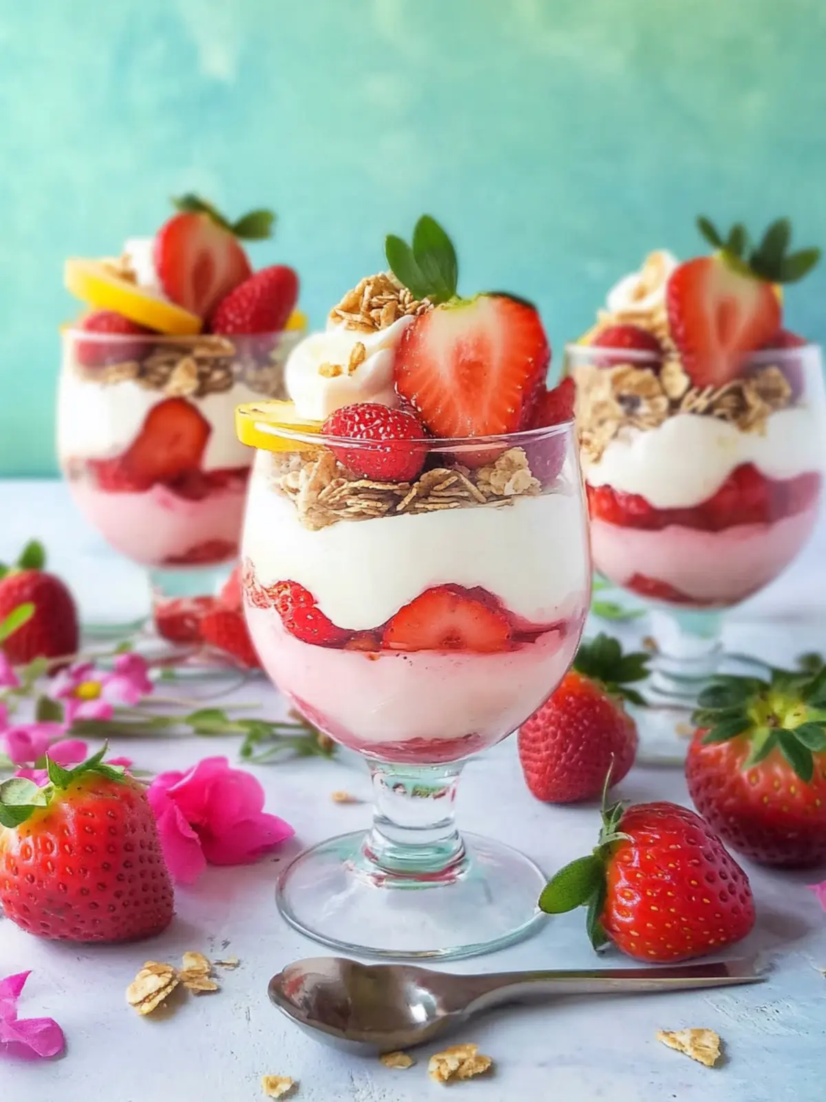 Delicious Strawberry Yogurt Easter Parfaits You’ll Love 5 Strawberry Yogurt Easter Parfaits