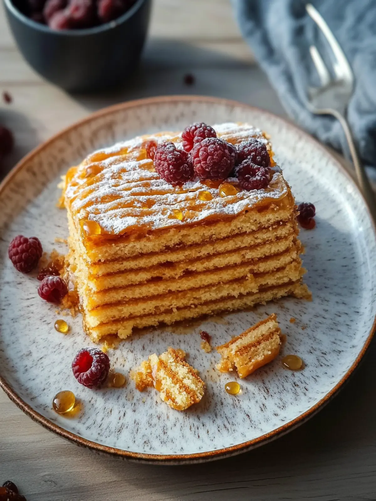 Russian Honey Cake (Easy Medovik Recipe)