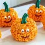Rice Krispy Treat Pumpkins