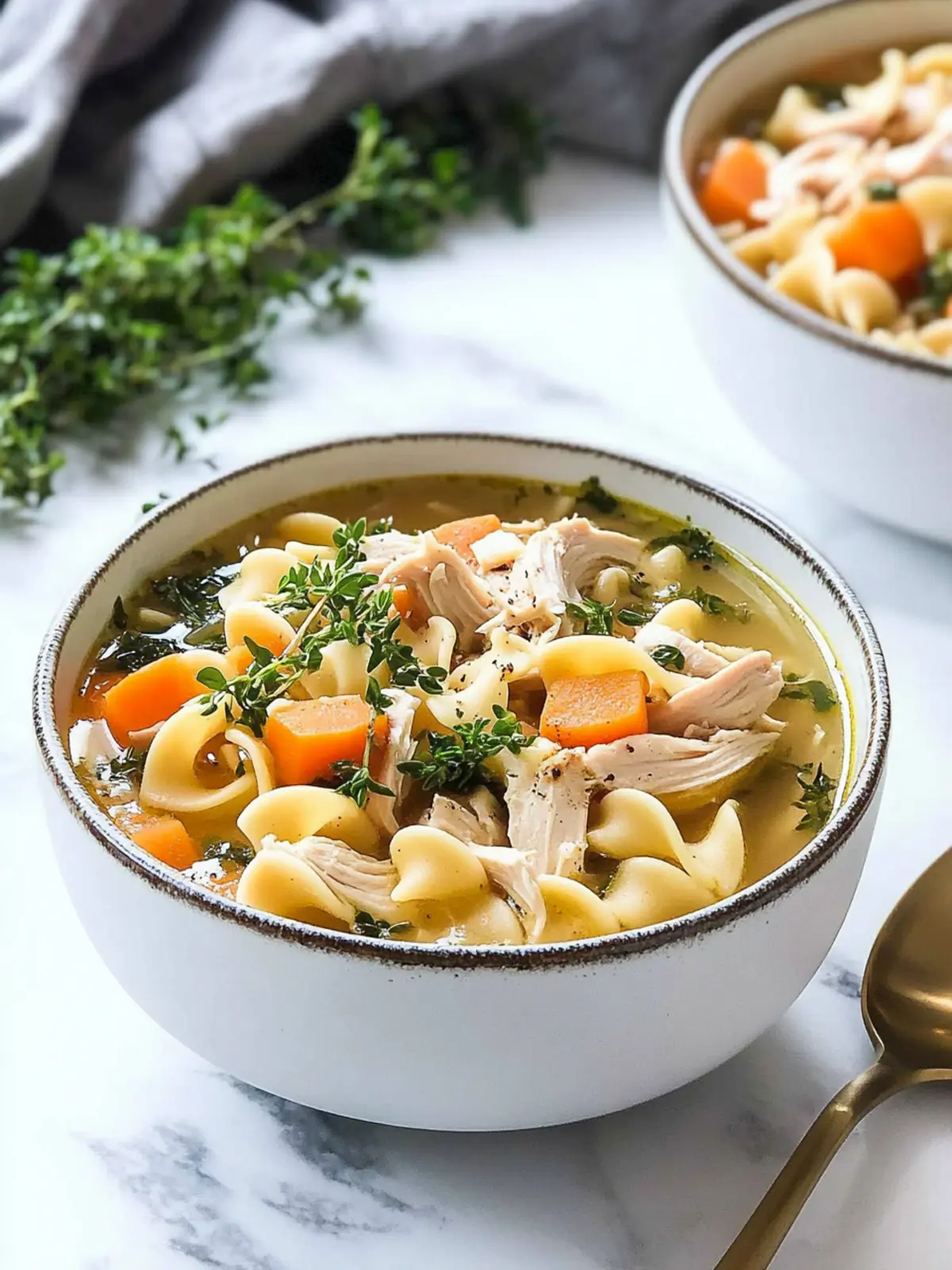 Slow Cooker Chicken Noodle Soup Recipe