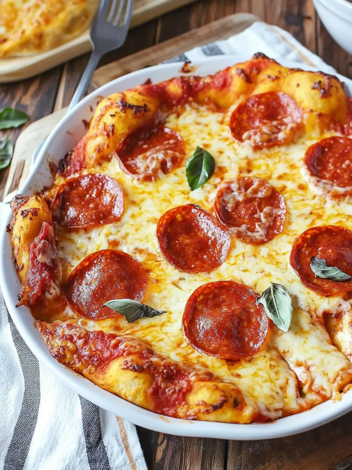 Easy 10 Minute Kid-Friendly Pizza Bake