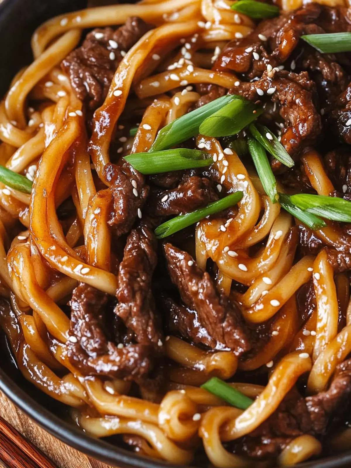 Easy Beef Yaki Udon Noodle Recipe