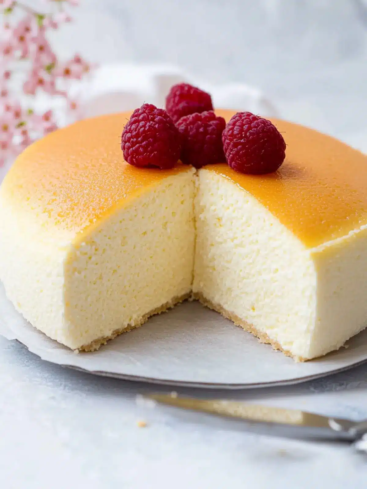 Jiggly Japanese Cheesecake