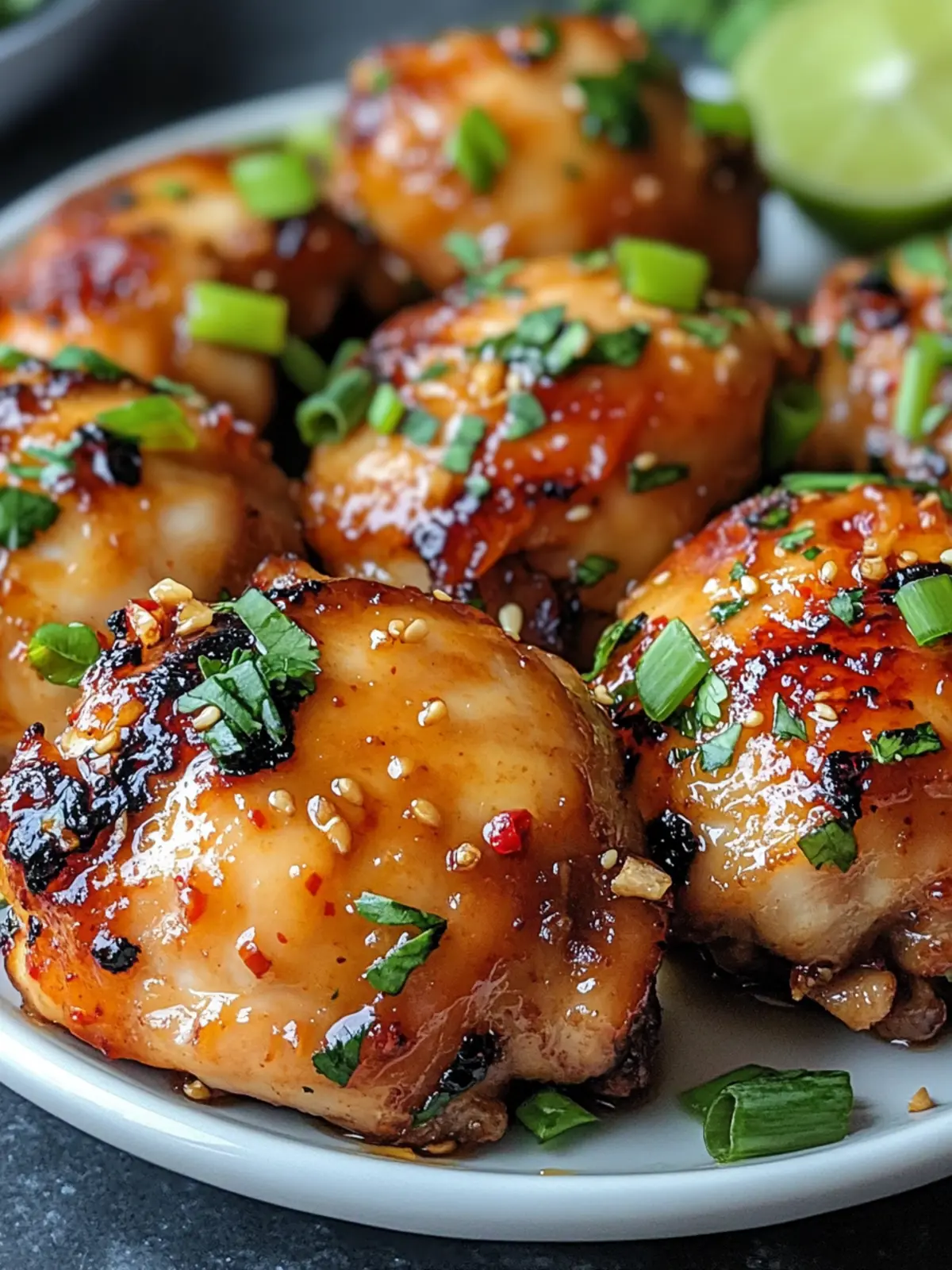 Sweet Chili Glazed Thai Boneless Chicken Thigh