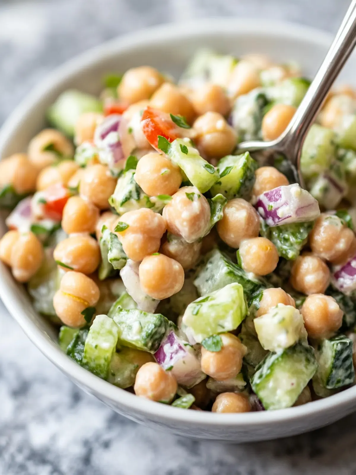 Creamy Chickpea Salad