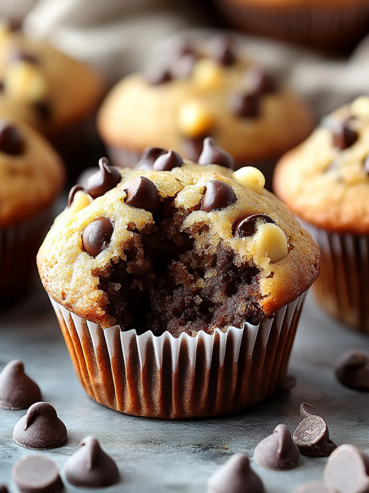Banana Chocolate Chip Muffins