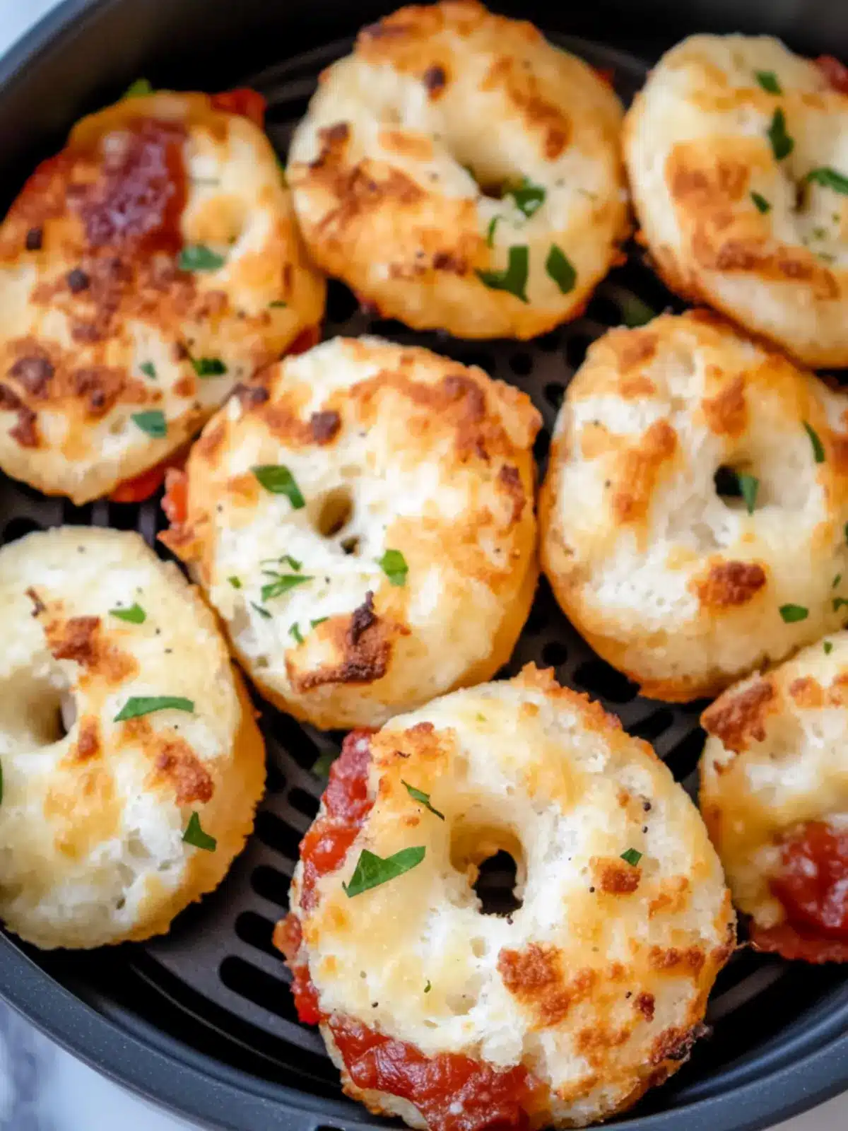 Air Fryer Bagel Bites (homemade)
