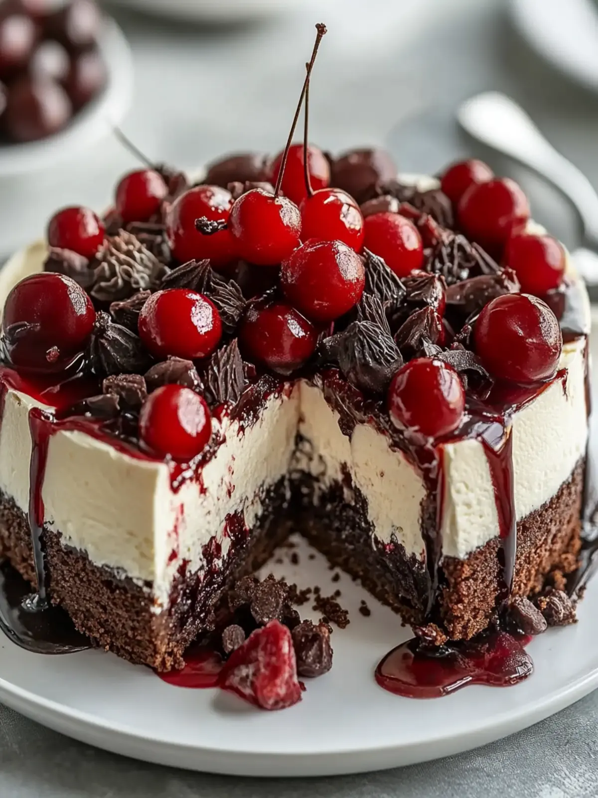Black Forest Cheesecake Symphony