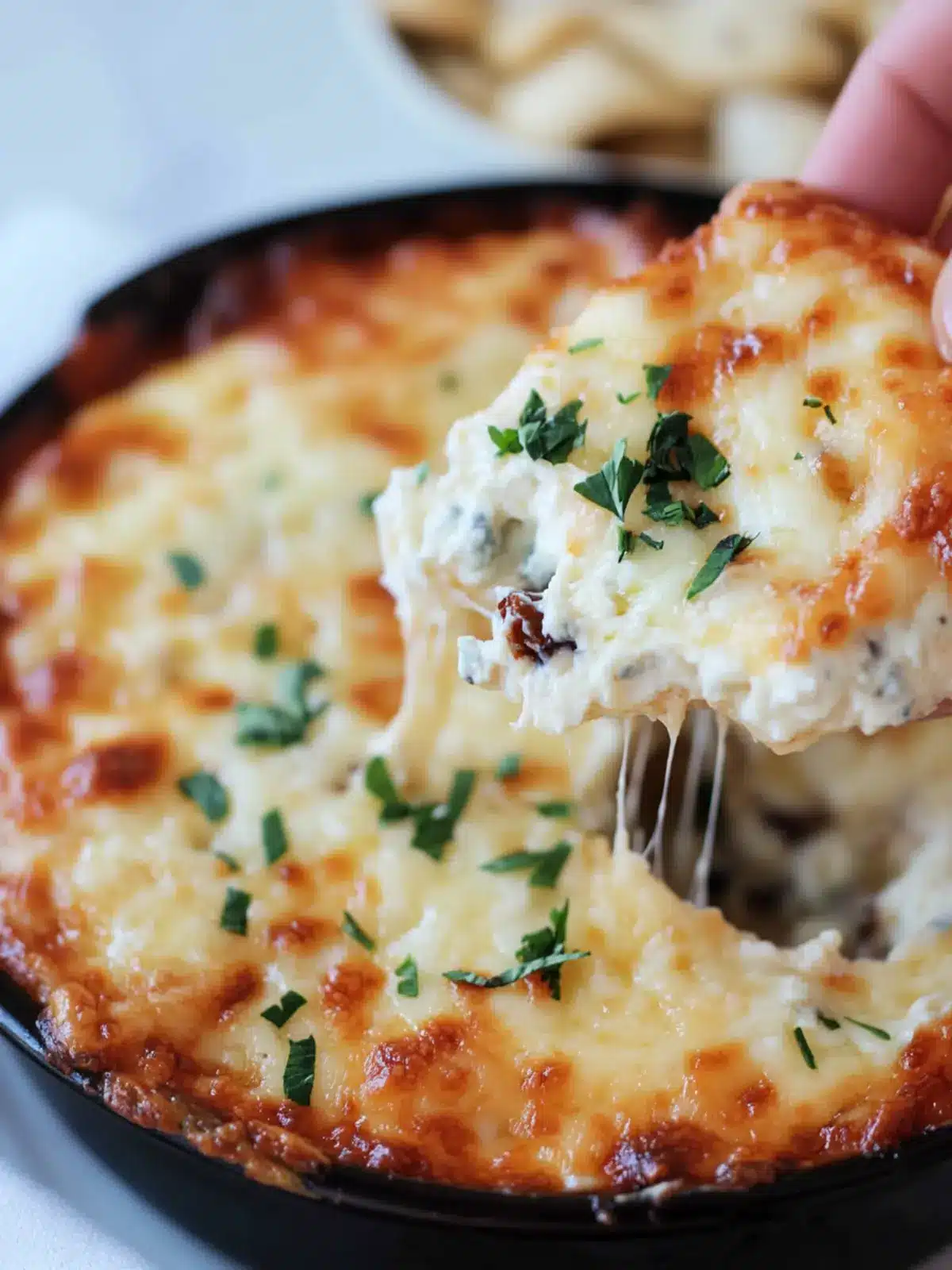 Mouthwatering Baked Blue Cheese Dip Recipe for Game Day Fun 3 Baked Blue Cheese Dip Recipe