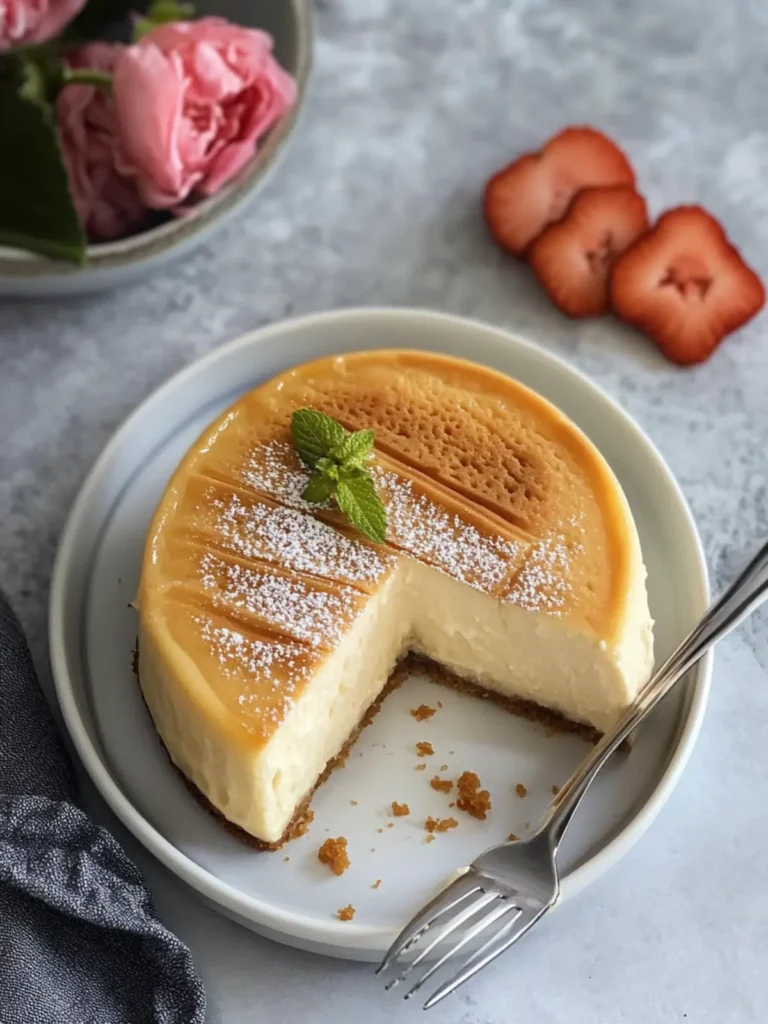 Viral Japanese Cheesecake (2-Ingredient, No-Bake!)