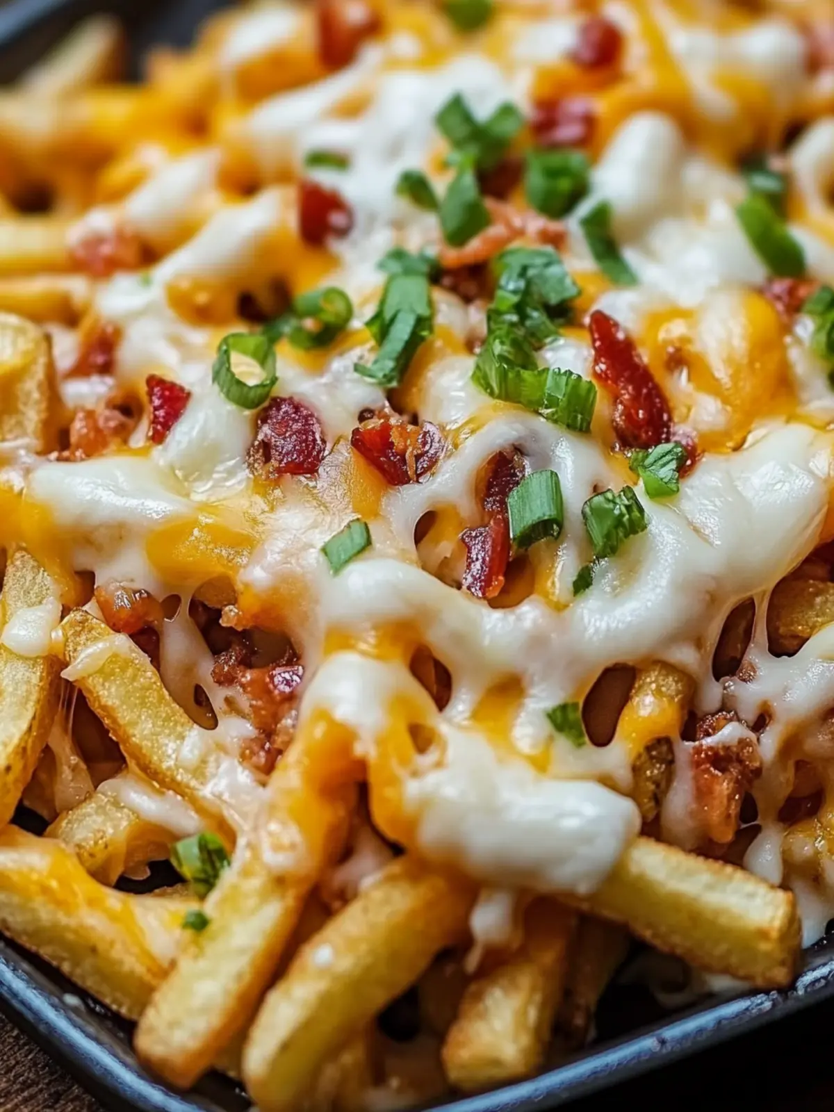 Loaded Nacho Fries with Melty Cheese