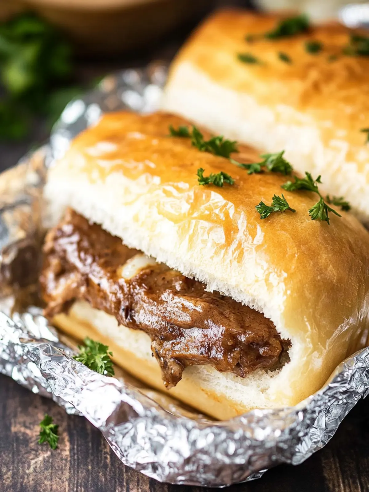 French Dip Foil Packets