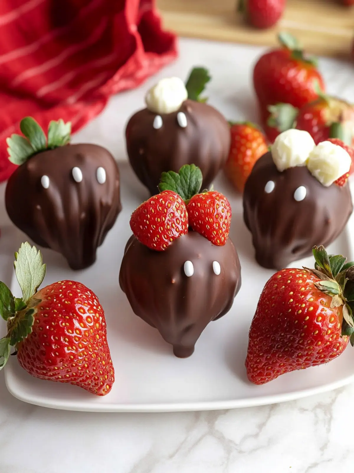 Cute and easy turkey chocolate covered strawberries