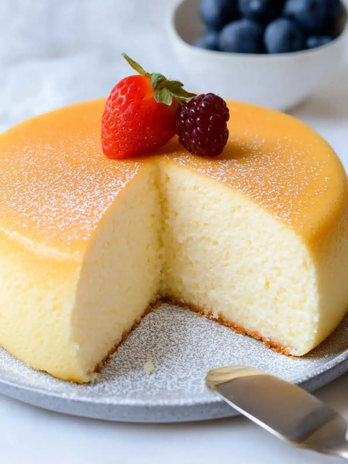 Jiggly Japanese Cheesecake