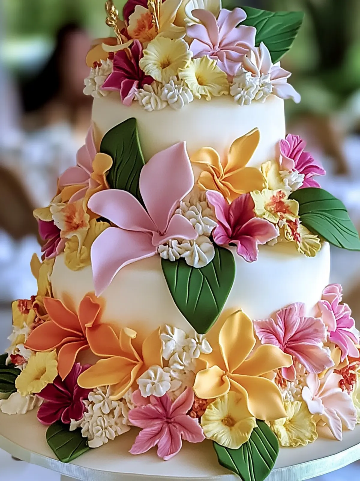 Cake hawaiian Wedding Cake