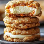 Carrot Cake Cheesecake Cookies