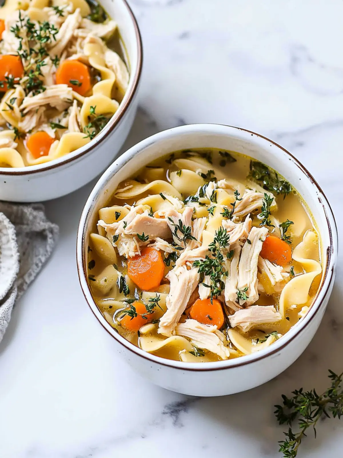 Slow Cooker Chicken Noodle Soup Recipe