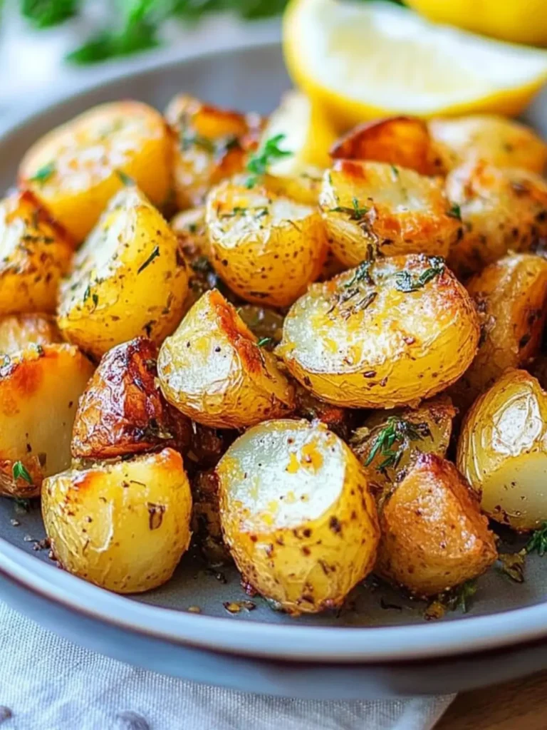 Lemon Herb Roasted Potatoes