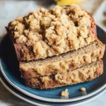 Banana Bread with Streusel Topping