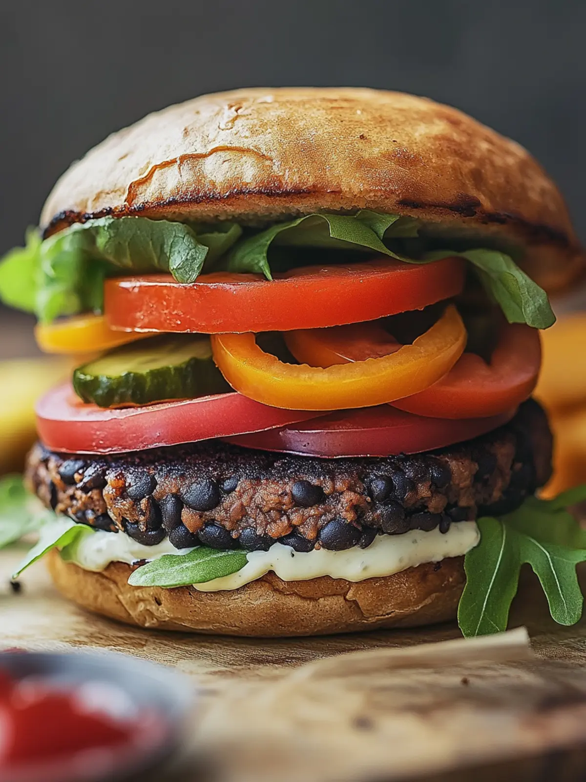 Vegetarian Black Bean Burger
