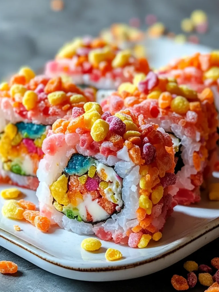 The Fruity Pebbles Sushi