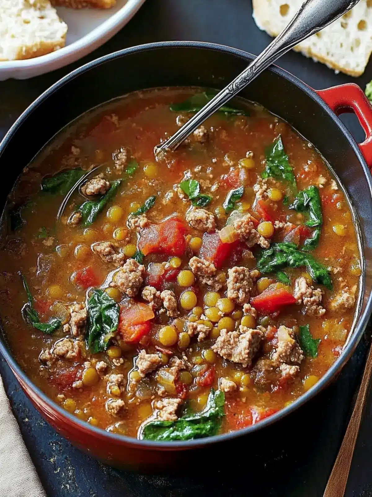 Sausage and Lentil Soup