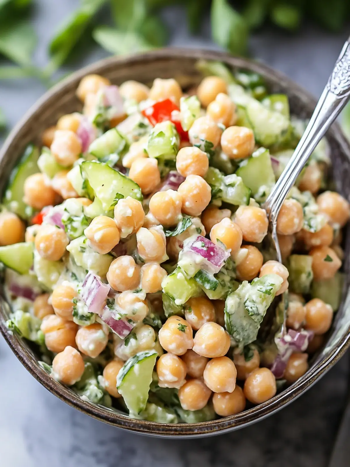 Creamy Chickpea Salad