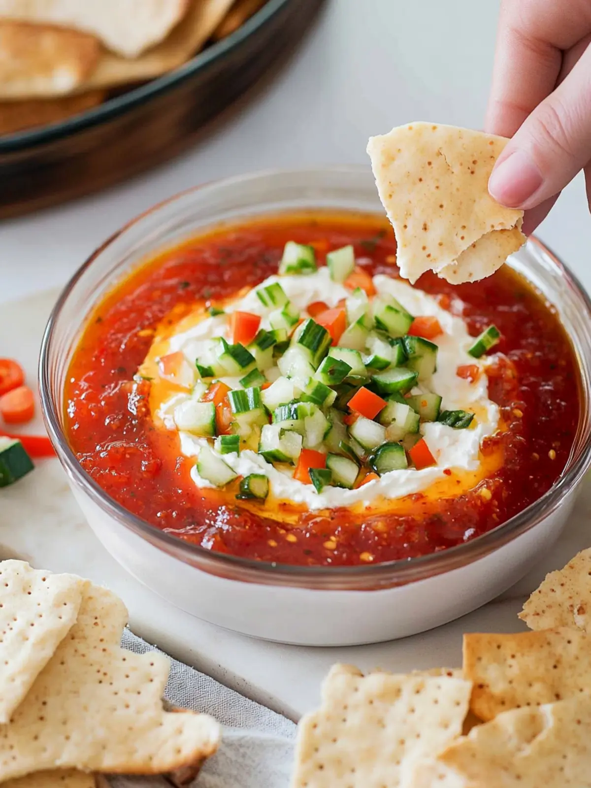 No-Cook Hot Pepper Jelly Dip with Cream Cheese Bliss! 4 No-Cook Hot Pepper Jelly Dip with Cream Cheese