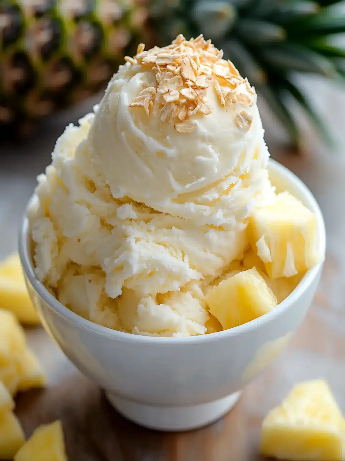 Cool Off with Pineapple Greek Frozen Yogurt Bliss 5 Pineapple Greek Frozen Yogurt