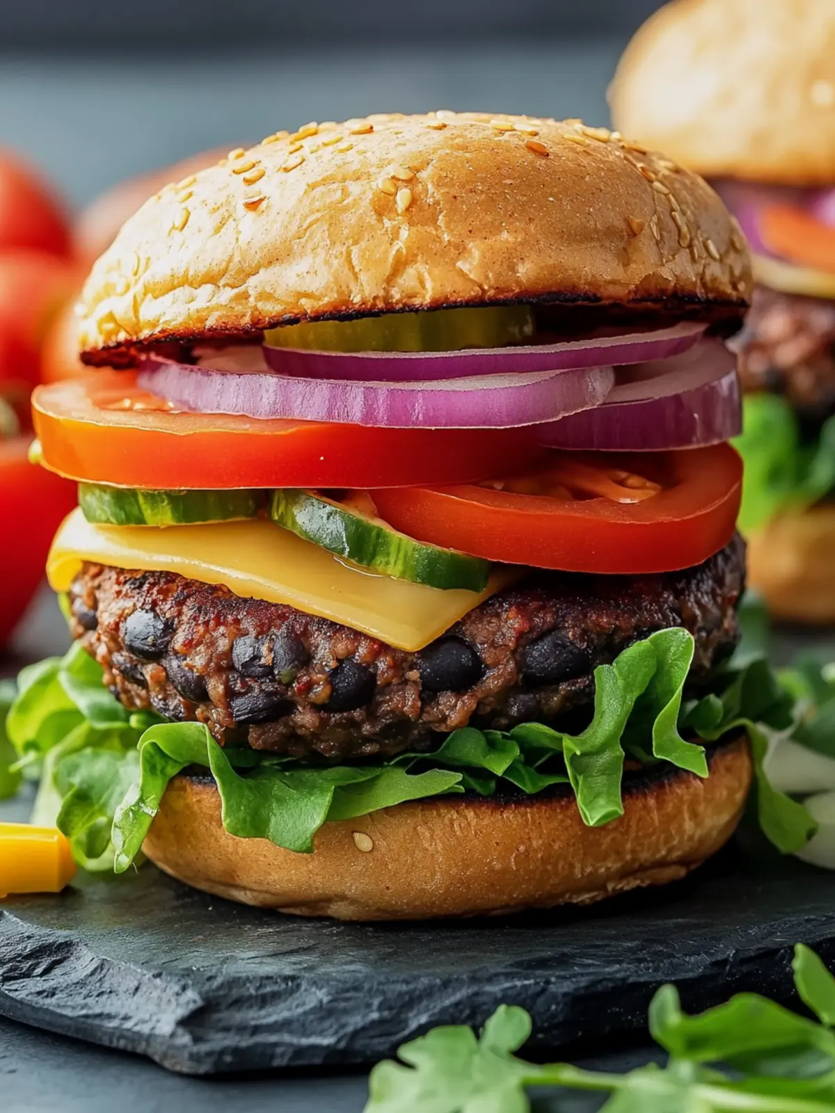 Vegetarian Black Bean Burger