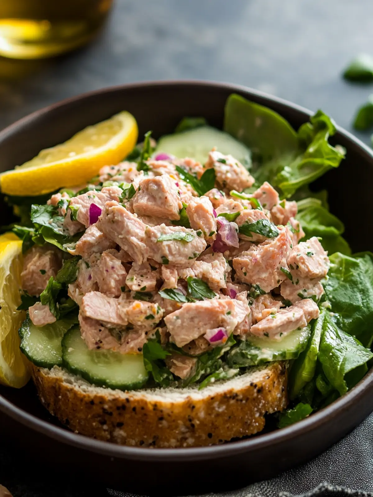 Protein Tuna Salad Delight with Creamy Cottage Cheese 3 Protein Tuna Salad
