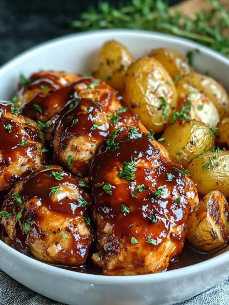 Honey BBQ Chicken Potatoes