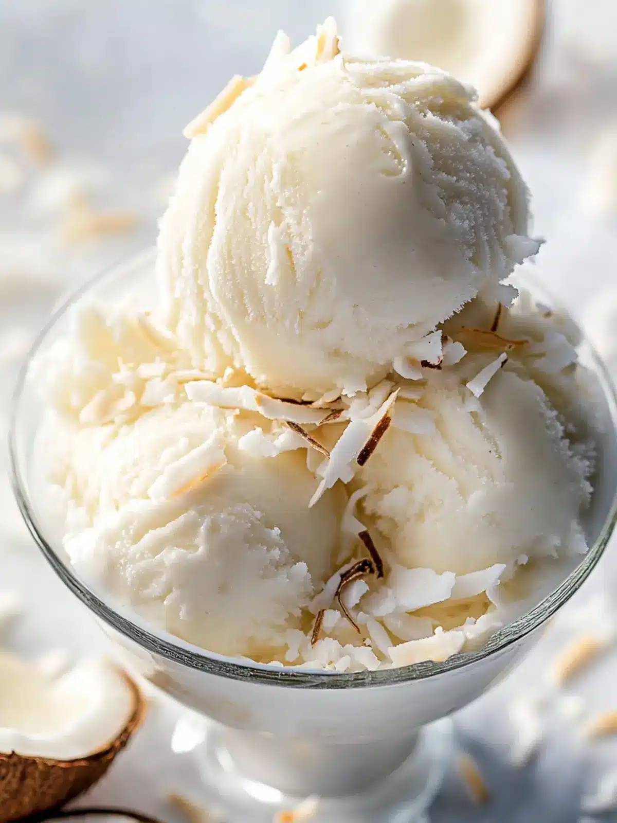 Creamy Coconut Greek Frozen Yogurt You'll Crave All Summer 2 Coconut Greek Frozen Yogurt