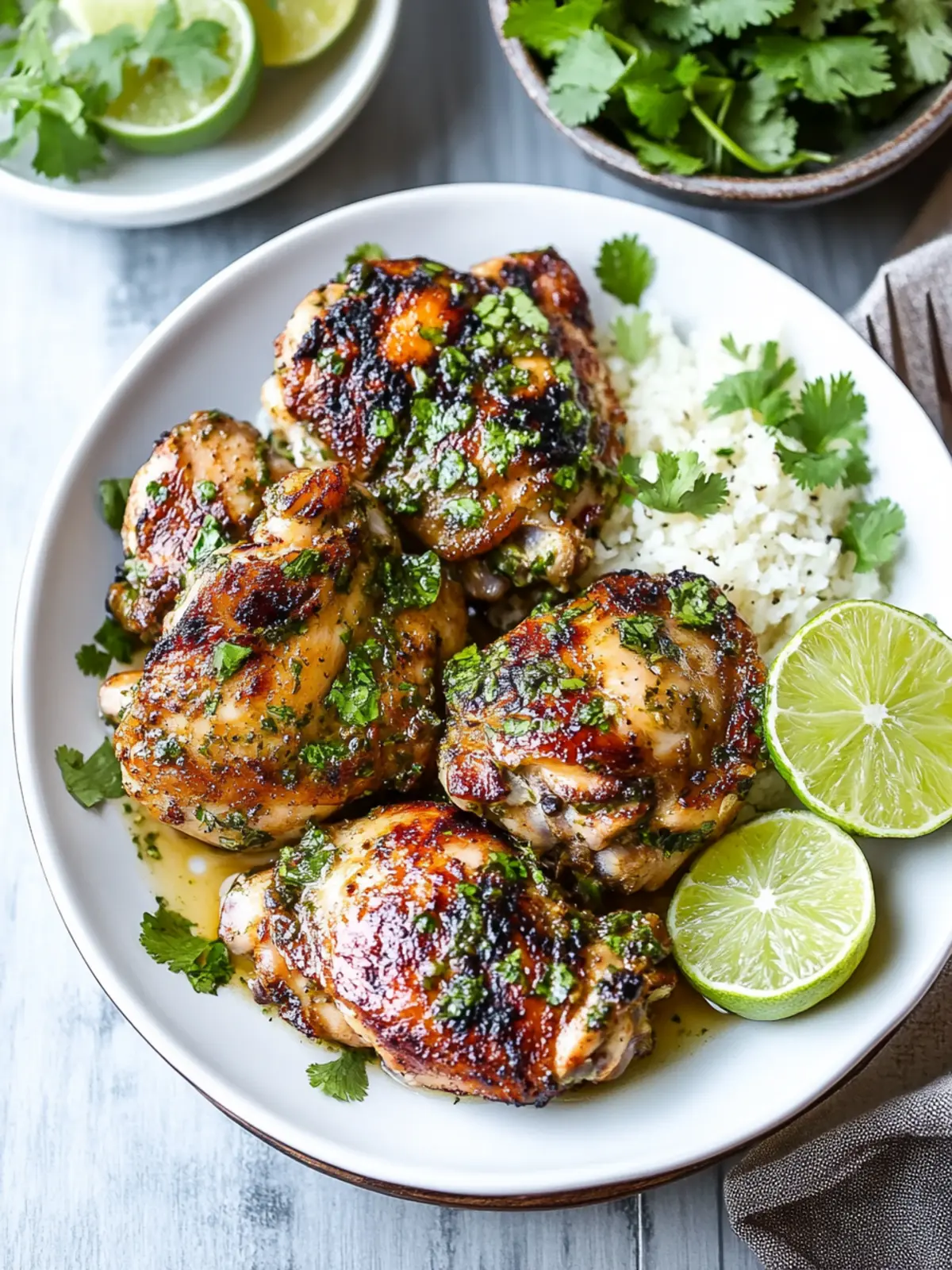 Zesty Cilantro Lime Chicken Thighs for Fresh Flavor Bliss 2 Cilantro Lime Chicken Thighs