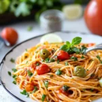 Spaghetti with Veracruz Sauce