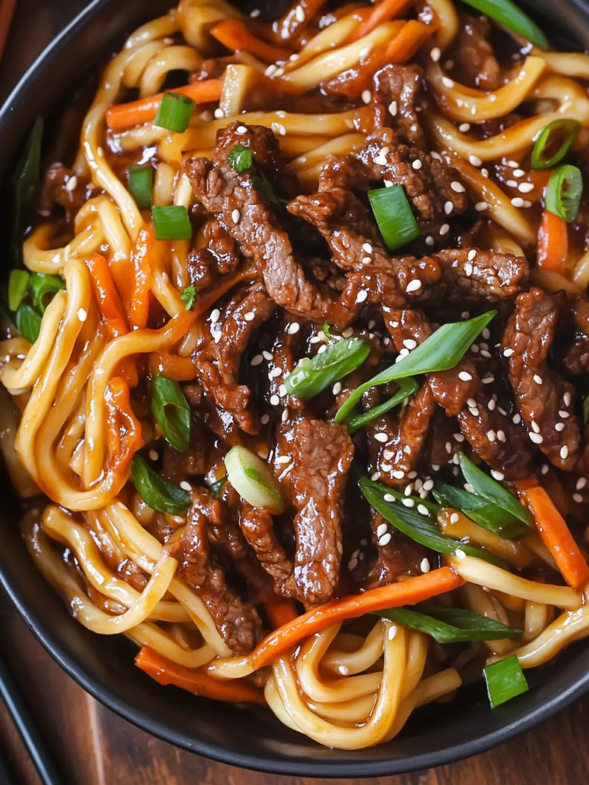 Easy Beef Yaki Udon Noodle Recipe