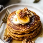 healthy pumpkin oatmeal pancakes