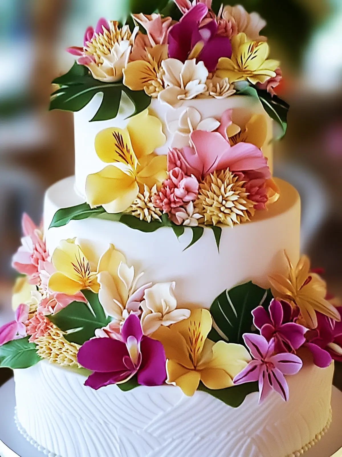 Cake hawaiian Wedding Cake
