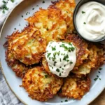 Light & Crispy Potato Latkes!